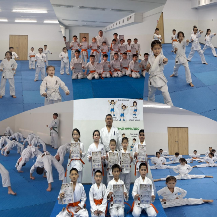 Оқушылар арасында «Каратэнің әдіс-тәсілдерін жетілдіру» атты спорттық іс-шара ұйымдастырылды