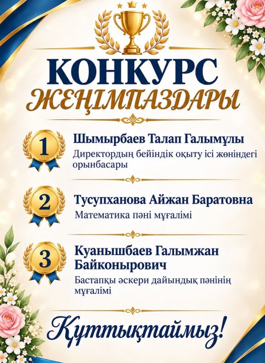 конкурс нәтижесі